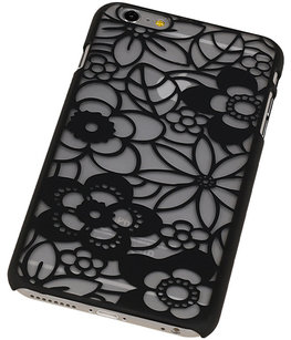 Hoesje voor Apple iPhone 6 Plus - Lotus Hardcase Zwart
