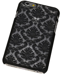 Hoesje voor Apple iPhone 6 - Brocant Hardcase Zwart Hoesje voor Apple iPhone 6 - Brocant Hardcase Zwart