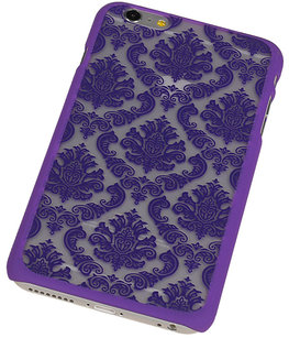 Hoesje voor Apple iPhone 6 Plus - Brocant Hardcase Paars