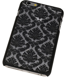 Hoesje voor Apple iPhone 6 Plus - Brocant Hardcase Zwart