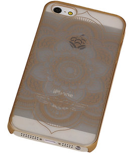 Hoesje voor Apple iPhone 5/5S - Roma Hardcase Goud Hoesje voor Apple iPhone 5/5S - Roma Hardcase Goud