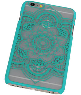 Hoesje voor Apple iPhone 6 Plus - Roma Hardcase Turquoise