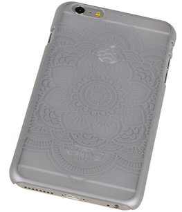 Hoesje voor Apple iPhone 6 Plus - Roma Hardcase Zilver
