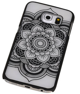 Hoesje voor Samsung Galaxy S6 edge - Roma Hardcase Zwart Hoesje voor Samsung Galaxy S6 edge - Roma Hardcase Zwart