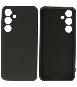 Fashion Color TPU Hoesje Samsung Galaxy S24 FE Zwart Fashion Color TPU Hoesje Samsung Galaxy S24 FE Zwart
