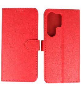 Samsung Galaxy S25 Ultra Hoesje Book Case Portemonnee Telefoonhoesje - Rood