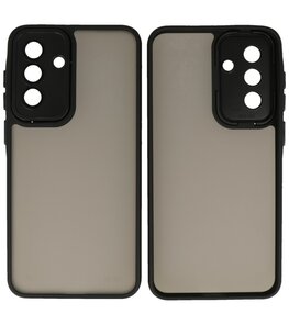 Mat-Transparent met Camera Beschermer Case voor Samsung Galaxy A56 & A36 Zwart Mat-Transparent met Camera Beschermer Case voor Samsung Galaxy A56 & A36 Zwart