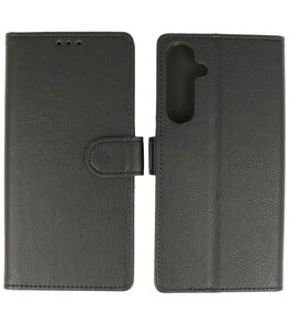 Samsung Galaxy A25 Hoesje Book Case Portemonnee Telefoonhoesje - Zwart Samsung Galaxy A25 Hoesje Book Case Portemonnee Telefoonhoesje - Zwart