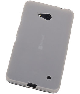 Hoesje voor Microsoft Lumia 640 TPU Transparant Wit