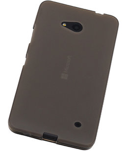 Hoesje voor Microsoft Lumia 640 TPU Transparant Grijs