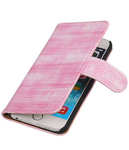 Hoesje voor Sony Xperia Z3 Compact Booktype Wallet Mini Slang Roze