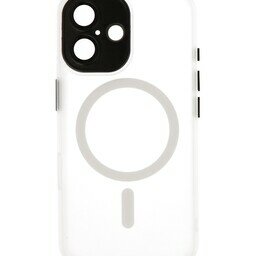 Mat-Transparent met Camera Beschermer Magsafe Case voor iPhone 16 Wit