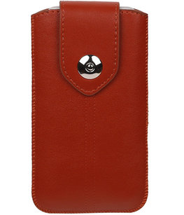 Sony Xperia Z5 Compact - Luxe Leder look insteekhoes/pouch - Bruin S