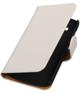 Hoesje voor Huawei Ascend Y540 Wit Effen Hoesje voor Huawei Ascend Y540 Wit Effen