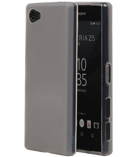 Hoesje voor Sony Xperia Z5 Compact TPU Transparant Wit