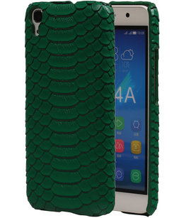Groen Slang Hardcase Backcover Hoesje voor Huawei Honor Y6 Groen Slang Hardcase Backcover Hoesje voor Huawei Honor Y6