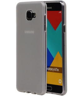 Hoesje voor Samsung Galaxy A7 (2016) TPU Transparant Wit Hoesje voor Samsung Galaxy A7 (2016) TPU Transparant Wit