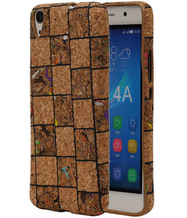 Kurk Design TPU Cover Case voor Hoesje voor Huawei Honor Y6 Model B Kurk Design TPU Cover Case voor Hoesje voor Huawei Honor Y6 Model B