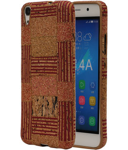 Kurk Design TPU Cover Case voor Hoesje voor Huawei Honor Y6 Model D Kurk Design TPU Cover Case voor Hoesje voor Huawei Honor Y6 Model D