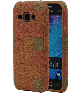 Kurk Design TPU Cover Case voor Hoesje voor Samsung Galaxy J1 2015 Model E Kurk Design TPU Cover Case voor Hoesje voor Samsung Galaxy J1 2015 Model E