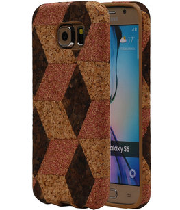 Kurk Design TPU Cover Case voor Hoesje voor Samsung Galaxy S6 Model A Kurk Design TPU Cover Case voor Hoesje voor Samsung Galaxy S6 Model A