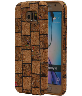 Kurk Design TPU Cover Case voor Hoesje voor Samsung Galaxy S6 Model B Kurk Design TPU Cover Case voor Hoesje voor Samsung Galaxy S6 Model B