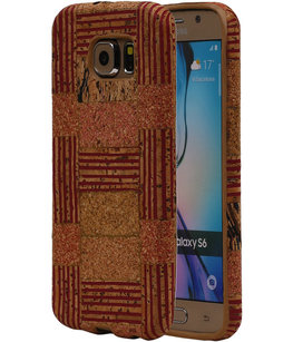 Kurk Design TPU Cover Case voor Hoesje voor Samsung Galaxy S6 Model D Kurk Design TPU Cover Case voor Hoesje voor Samsung Galaxy S6 Model D