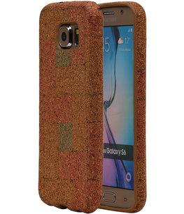 Kurk Design TPU Cover Case voor Hoesje voor Samsung Galaxy S6 Model E Kurk Design TPU Cover Case voor Hoesje voor Samsung Galaxy S6 Model E