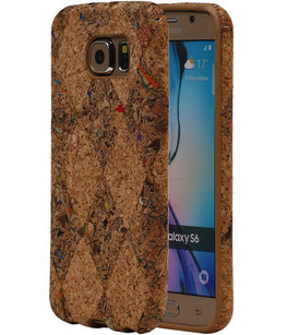 Kurk Design TPU Cover Case voor Hoesje voor Samsung Galaxy S6 Model F Kurk Design TPU Cover Case voor Hoesje voor Samsung Galaxy S6 Model F
