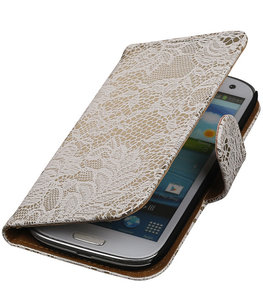 Lace Wit Hoesje voor Samsung Galaxy S3 Neo Book/Wallet Case/Cover