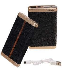 Zwart Krokodil SunPin Powerbank 6000 mAh iPhone/iPad Oplader Zwart Krokodil SunPin Powerbank 6000 mAh iPhone/iPad Oplader