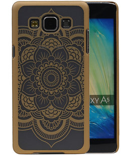 Hoesje voor Samsung Galaxy A5 2015 - Roma Hardcase Goud