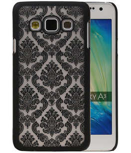 Hoesje voor Samsung Galaxy A3 2015 - Brocant Hardcase Zwart