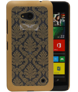 Hoesje voor Microsoft Lumia 640 - Brocant Hardcase Goud