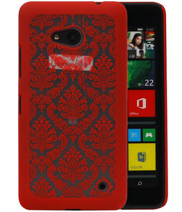 Hoesje voor Microsoft Lumia 640 - Brocant Hardcase Rood