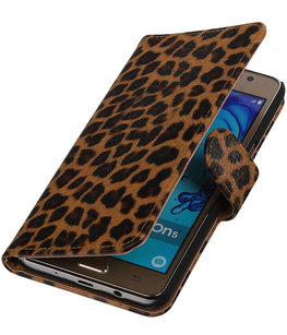 Hoesje voor Samsung Galaxy On5 - Luipaard Booktype Wallet