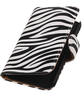 Zebra Booktype Hoesje voor Samsung Galaxy Xcover 2 S7710 Wallet Cover