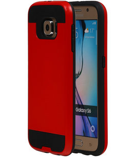Rood BestCases Tough Armor TPU back cover voor Hoesje voor Samsung Galaxy S6 Rood BestCases Tough Armor TPU back cover voor Hoesje voor Samsung Galaxy S6