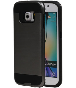 Grijs BestCases Tough Armor TPU back cover voor Hoesje voor Samsung Galaxy S6 Edge Grijs BestCases Tough Armor TPU back cover voor Hoesje voor Samsung Galaxy S6 Edge