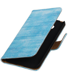 Turquoise Mini Slang booktype cover voor Hoesje voor LG G5 Turquoise Mini Slang booktype cover voor Hoesje voor LG G5