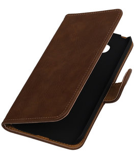 Bruin Hout booktype cover voor Hoesje voor LG G5 Bruin Hout booktype cover voor Hoesje voor LG G5