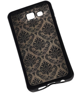 Zwart Brocant TPU back case cover voor Hoesje voor Samsung Galaxy A3 (2016) Zwart Brocant TPU back case cover voor Hoesje voor Samsung Galaxy A3 (2016)
