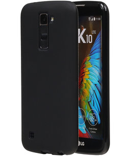 Hoesje voor LG K10 TPU Back Cover Zwart Hoesje voor LG K10 TPU Back Cover Zwart