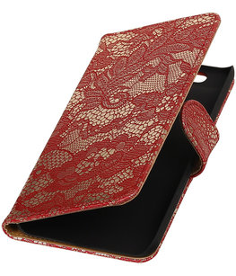 Hoesje voor Huawei Nexus 6P - Lace Rood Booktype Wallet Hoesje voor Huawei Nexus 6P - Lace Rood Booktype Wallet