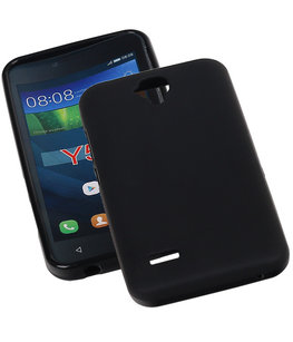 Hoesje voor Huawei Y560 / Y5 TPU Zwart Hoesje voor Huawei Y560 / Y5 TPU Zwart