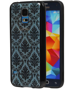 Zwart Brocant TPU back case cover voor Hoesje voor Samsung Galaxy S5