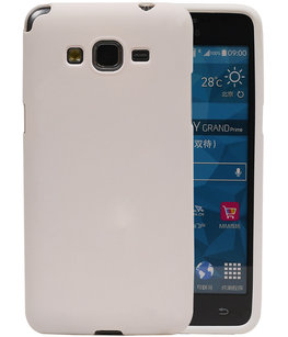 Wit Zand TPU back case cover voor Hoesje voor Samsung Galaxy Grand Prime