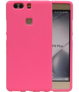 Roze Zand TPU back case cover voor Hoesje voor Huawei P9 Plus