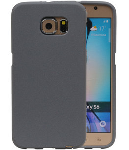 Grijs Zand TPU back case cover voor Hoesje voor Samsung Galaxy S6 Grijs Zand TPU back case cover voor Hoesje voor Samsung Galaxy S6
