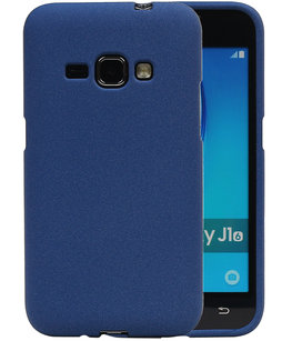 Blauw Zand TPU back case cover voor Hoesje voor Samsung Galaxy J1 2016